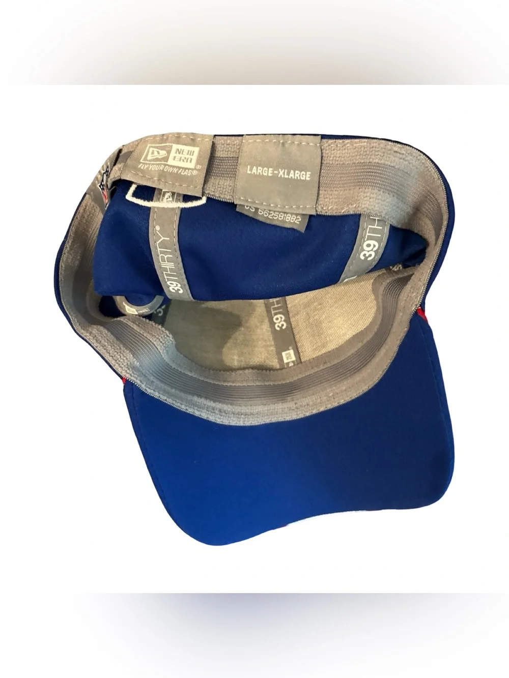 New Era New York Giants NY Blue & White 39THIRTY Stretch Fit Baseball Cap XL